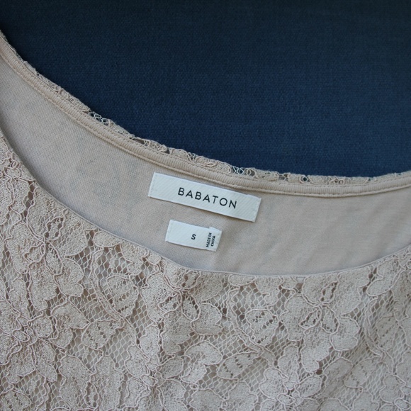 Cropped Lace Babton Shirt; Lined - Picture 7 of 10